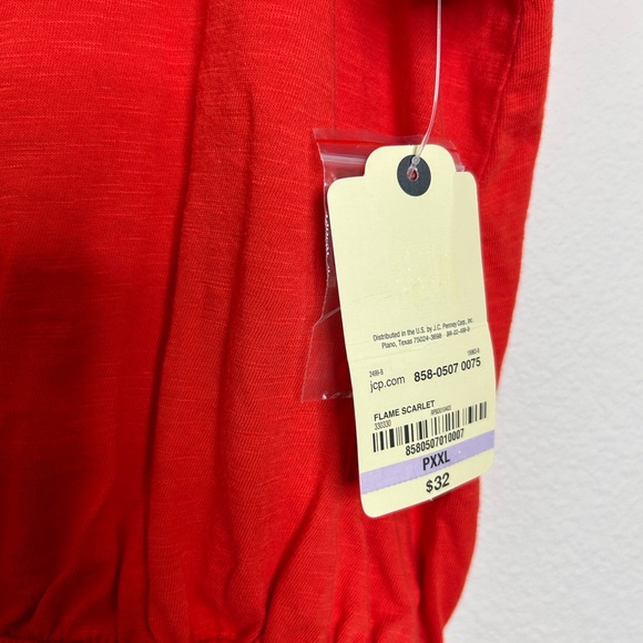 NWT Flame Skarlet Shirt Size PXXL REd D color - Picture 5 of 5